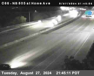 NB 805 at Home Ave (On Ramp)