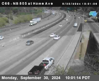 NB 805 at Home Ave (On Ramp)