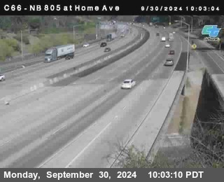 NB 805 at Home Ave (On Ramp)