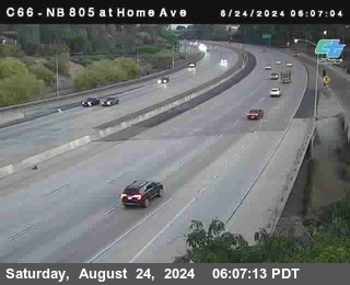 NB 805 at Home Ave (On Ramp)