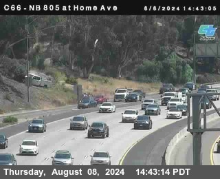 NB 805 at Home Ave (On Ramp)