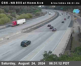 NB 805 at Home Ave (On Ramp)