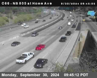 NB 805 at Home Ave (On Ramp)