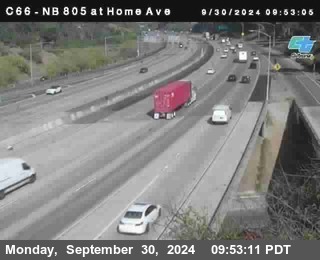 NB 805 at Home Ave (On Ramp)