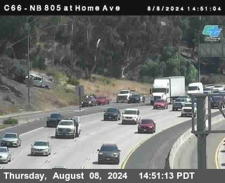 NB 805 at Home Ave (On Ramp)