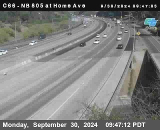 NB 805 at Home Ave (On Ramp)