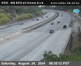 NB 805 at Home Ave (On Ramp)