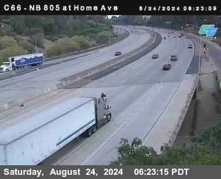 NB 805 at Home Ave (On Ramp)