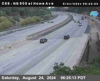 NB 805 at Home Ave (On Ramp)