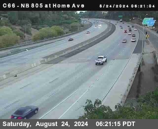 NB 805 at Home Ave (On Ramp)