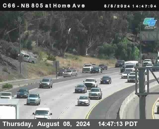 NB 805 at Home Ave (On Ramp)