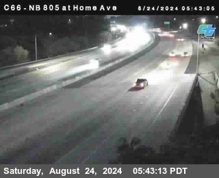 NB 805 at Home Ave (On Ramp)