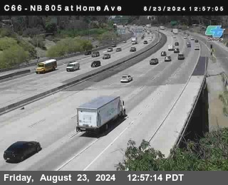 NB 805 at Home Ave (On Ramp)