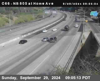 NB 805 at Home Ave (On Ramp)