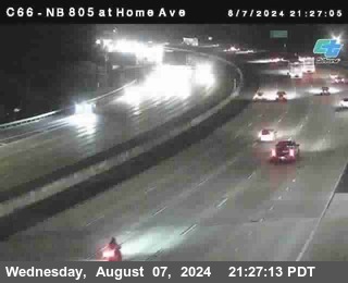 NB 805 at Home Ave (On Ramp)