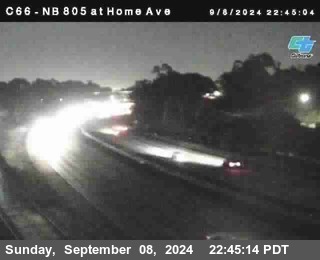 NB 805 at Home Ave (On Ramp)