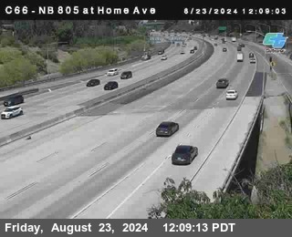 NB 805 at Home Ave (On Ramp)