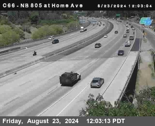 NB 805 at Home Ave (On Ramp)