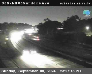 NB 805 at Home Ave (On Ramp)