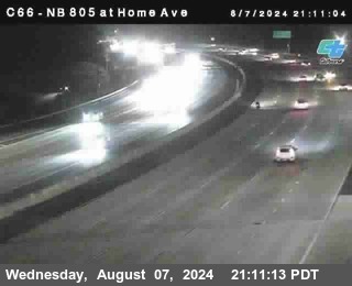 NB 805 at Home Ave (On Ramp)