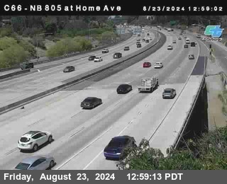 NB 805 at Home Ave (On Ramp)