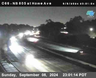 NB 805 at Home Ave (On Ramp)