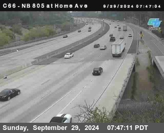 NB 805 at Home Ave (On Ramp)