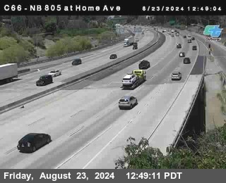 NB 805 at Home Ave (On Ramp)