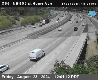 NB 805 at Home Ave (On Ramp)