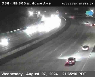 NB 805 at Home Ave (On Ramp)