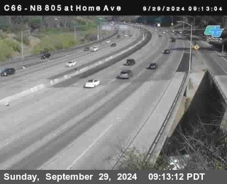 NB 805 at Home Ave (On Ramp)