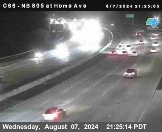 NB 805 at Home Ave (On Ramp)