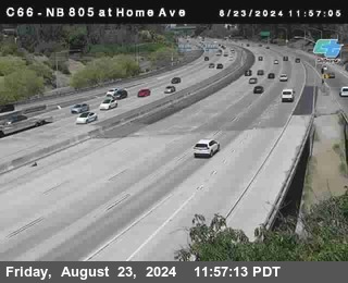 NB 805 at Home Ave (On Ramp)