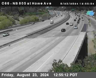 NB 805 at Home Ave (On Ramp)