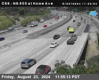 NB 805 at Home Ave (On Ramp)