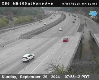 NB 805 at Home Ave (On Ramp)