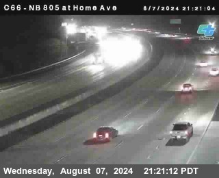 NB 805 at Home Ave (On Ramp)