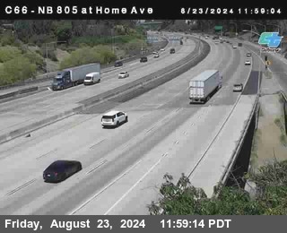 NB 805 at Home Ave (On Ramp)