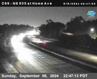 NB 805 at Home Ave (On Ramp)