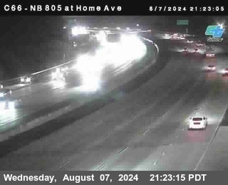 NB 805 at Home Ave (On Ramp)