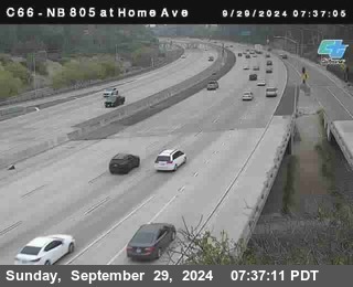 NB 805 at Home Ave (On Ramp)