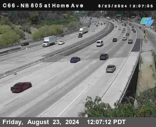 NB 805 at Home Ave (On Ramp)