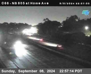 NB 805 at Home Ave (On Ramp)