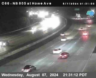 NB 805 at Home Ave (On Ramp)