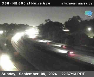 NB 805 at Home Ave (On Ramp)