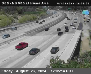 NB 805 at Home Ave (On Ramp)