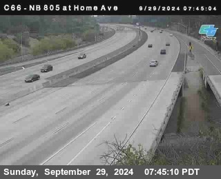 NB 805 at Home Ave (On Ramp)