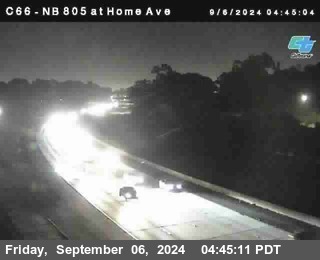 NB 805 at Home Ave (On Ramp)