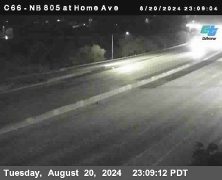 NB 805 at Home Ave (On Ramp)