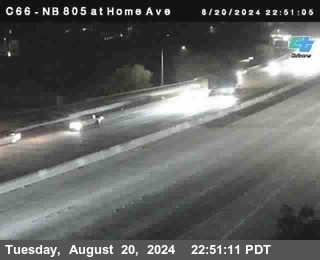 NB 805 at Home Ave (On Ramp)